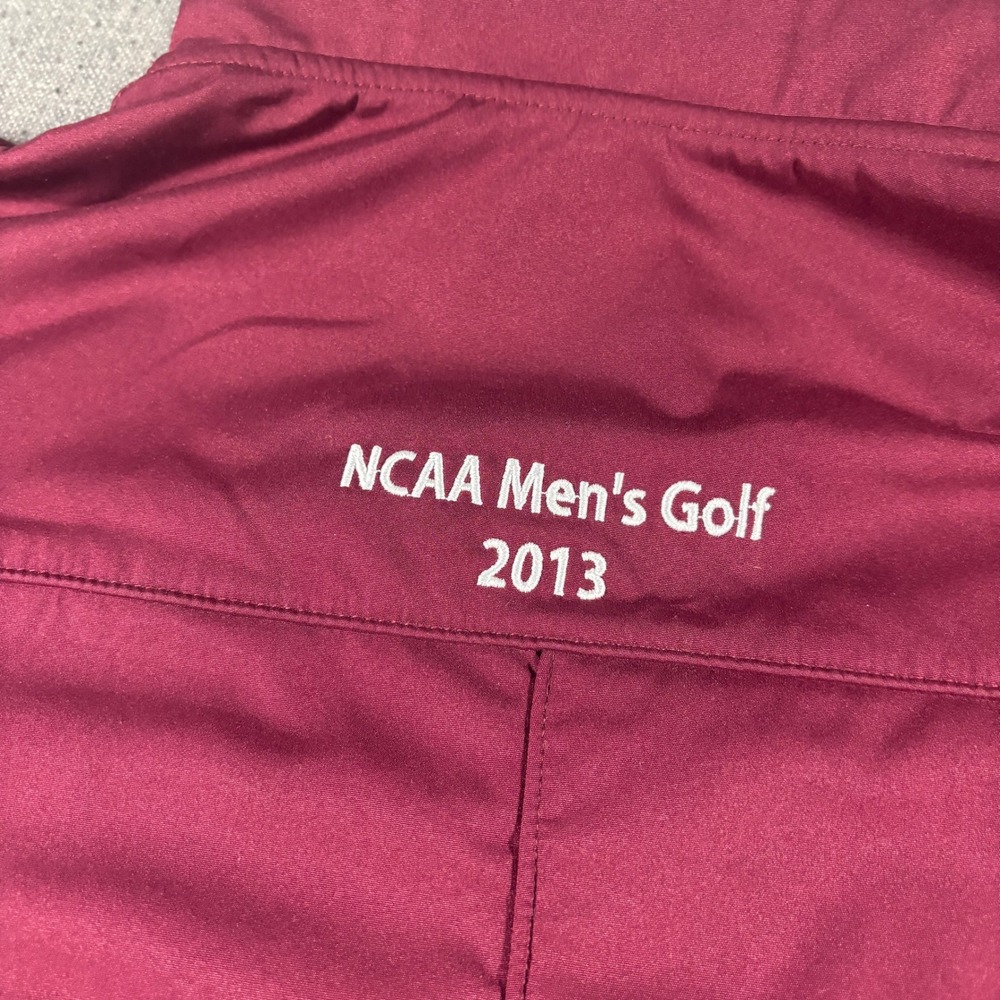 Nike Jacket Mens L Maroon Virginia Tech VT Mens Golf Packable Hood 476243-669 - Picture 10 of 11